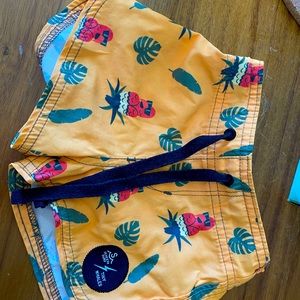 Seaesta surf x tiny whales board shorts